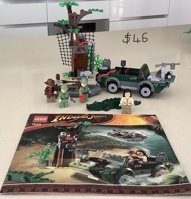 Original Indiana Jones Lego x 4 sets, Lego 7624, 7682, 7199, 7623, Carey, Indiana Jones, Churchlands, Image 3