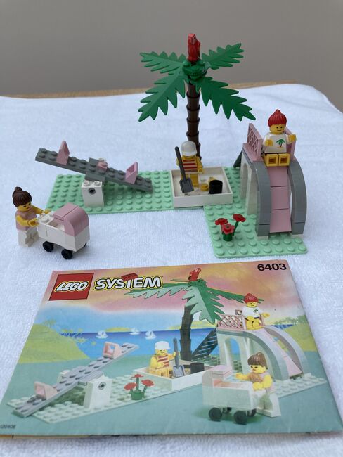 Paradisa beach Cabana, playground etc., Lego 6410, 6403,6401 and 1761, Katrina George, Town, Abergavenny , Image 3