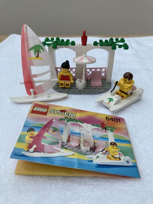 Paradisa beach Cabana, playground etc., Lego 6410, 6403,6401 and 1761, Katrina George, Town, Abergavenny , Image 6