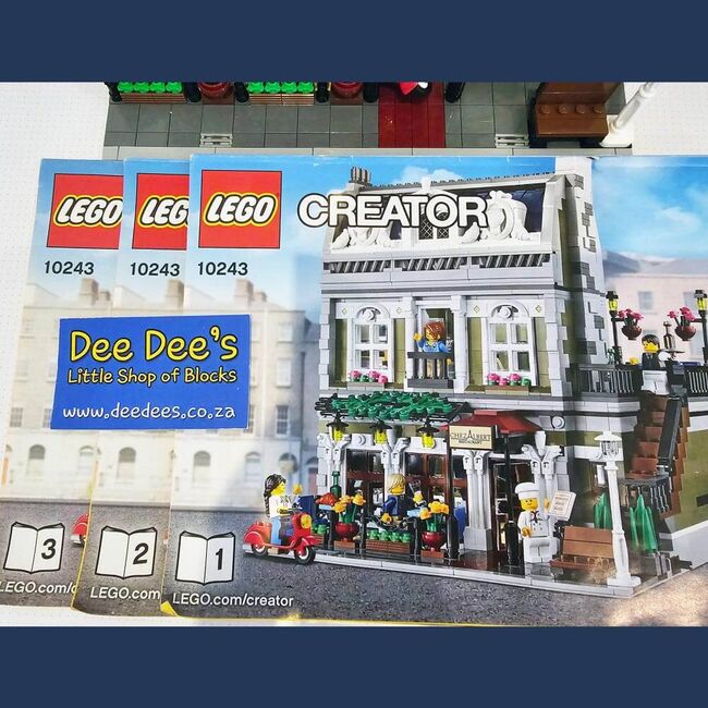 Parisian Restaurant, Lego 10243, Dee Dee's - Little Shop of Blocks (Dee Dee's - Little Shop of Blocks), Modular Buildings, Johannesburg, Abbildung 2