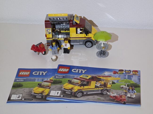 Pizzavan mit Vespafahrerin, Lego 60150, Aline, City, Winterthur