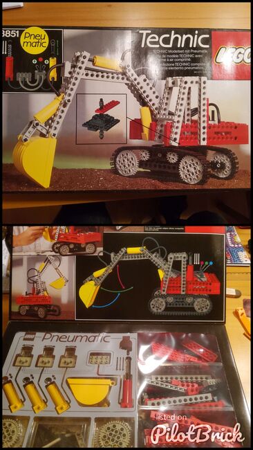 Pneumatik Technik Bagger, Lego 8851, Torben, Technic, Rosengarten, Abbildung 3