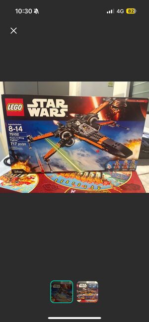 Poe’s X Wing, Lego 75102, SR, Star Wars