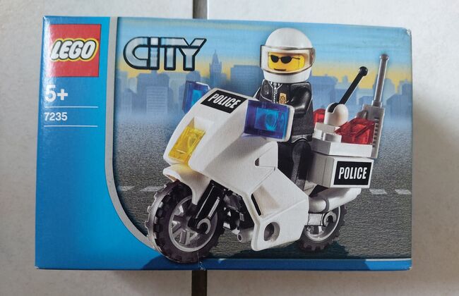 Police Motorcycle, Lego 7235, Tracey Nel, City, Edenvale
