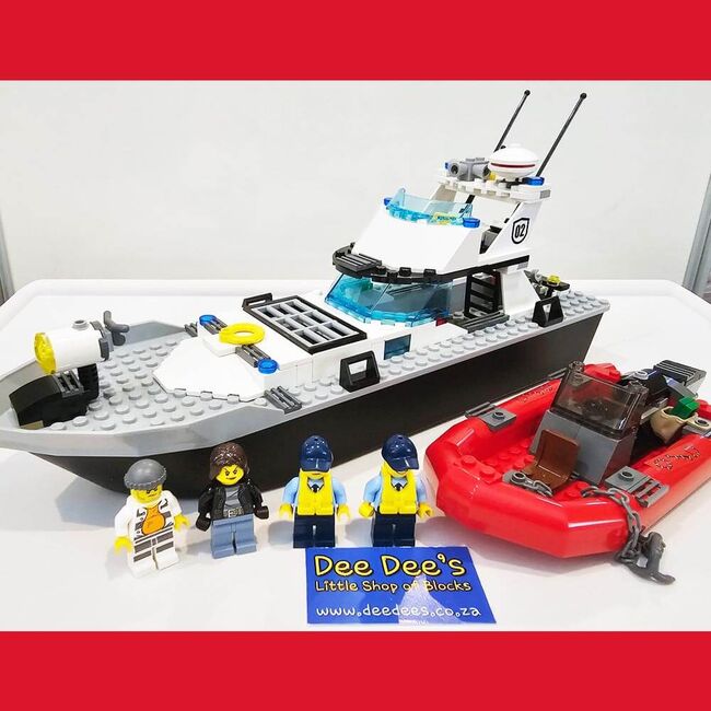 Police Patrol Boat (2), Lego 60129, Dee Dee's - Little Shop of Blocks (Dee Dee's - Little Shop of Blocks), City, Johannesburg
