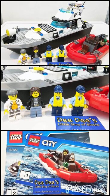 Police Patrol Boat (2), Lego 60129, Dee Dee's - Little Shop of Blocks (Dee Dee's - Little Shop of Blocks), City, Johannesburg, Image 4
