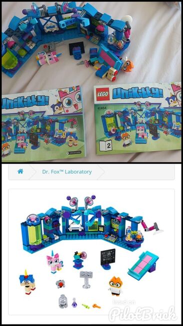 Preloved - UniKitty! Dr. Fox Laboratory, Lego 41454, Janis Eriksen, Unikitty!, Sunningdale, Image 3