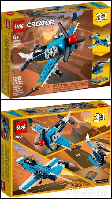 Propeller Plane, Lego 31077, Christos Varosis, Creator, Serres, Image 3