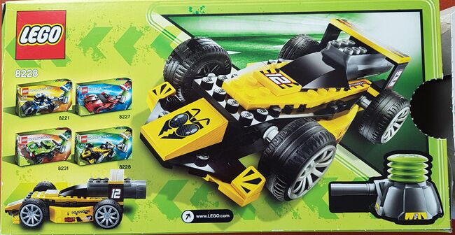 Racer gelb, Lego 8228, Eveline, Racers, Zwingen, Abbildung 2