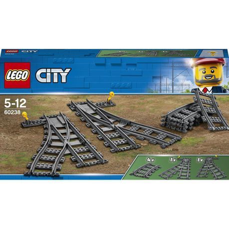 Rail switch tracks, Lego 60238, Brendan, City, Randburg