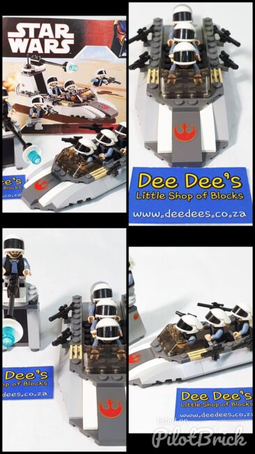 Rebel Scout Speeder (1), Lego 7668, Dee Dee's - Little Shop of Blocks (Dee Dee's - Little Shop of Blocks), Star Wars, Johannesburg, Abbildung 7