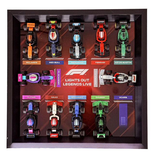 Red F1 Mini Collectable Display Frame | Limited Edition F1 Showcase, Lego, DF Studios, Diverses, Ballito