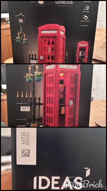 Red London Telephone Box - Lego Ideas - brand new in box, Lego 64998319, Caroline Southall, Ideas/CUUSOO, Stourbridge , Abbildung 4