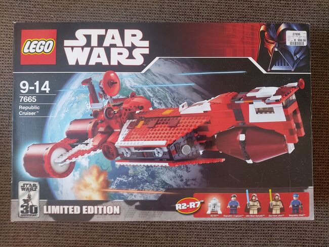 Republic Cruiser, Lego 7665, Tracey Nel, Star Wars, Edenvale