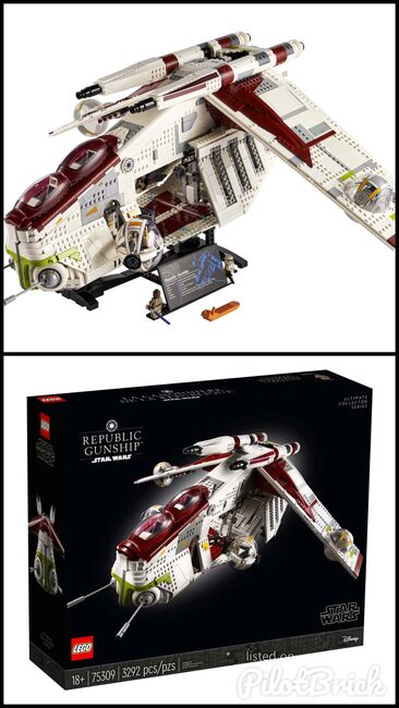 Republic Gunship, Lego, Dream Bricks (Dream Bricks), Star Wars, Worcester, Image 3