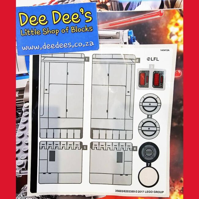 Resistance Bomber {Standard Pilot Version}, Lego 75188, Dee Dee's - Little Shop of Blocks (Dee Dee's - Little Shop of Blocks), Star Wars, Johannesburg, Abbildung 4
