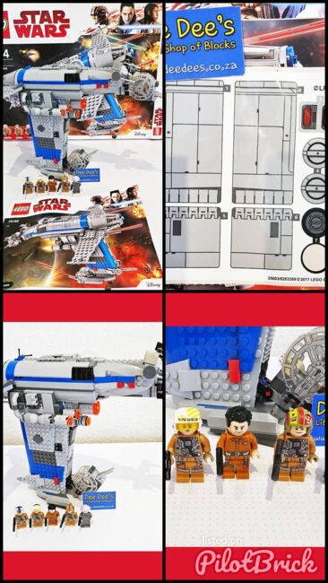 Resistance Bomber {Standard Pilot Version}, Lego 75188, Dee Dee's - Little Shop of Blocks (Dee Dee's - Little Shop of Blocks), Star Wars, Johannesburg, Abbildung 5