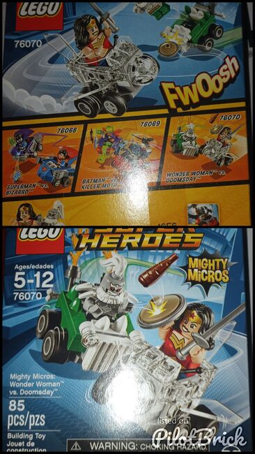 retired lego set 76079 WONDER WOMEN vs Doomsday, Lego 76070, George Miller , Super Heroes, Maryland, Abbildung 3