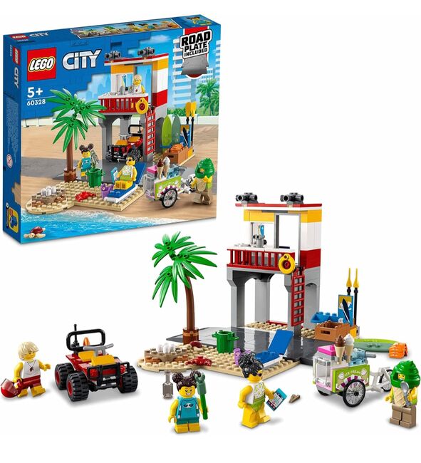 Rettungsschwimmer, Lego 60328, Manuel, City, Spielberg