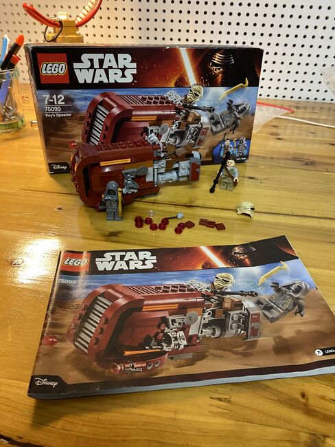 Rey's Speeder-gebraucht und komplett. Mit Anleitung und Box;, Lego 75099, Adriano Troiano, Star Wars, Kaufdorf