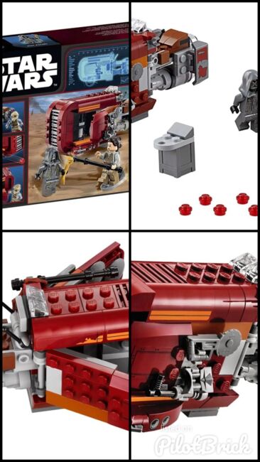 Rey's Speedster Star Wars The Force Awakens., Lego 75099, Ilse, Star Wars, Johannesburg, Image 5