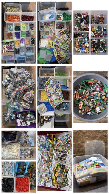 Riesiges Lego Konvolut – Sets, Minifiguren, Anleitungen & Sammelhefte, Lego, Petzi, Diverses, Wien