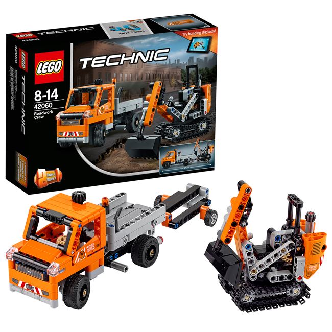Roadwork Crew, LEGO 42060, spiele-truhe (spiele-truhe), Technic, Hamburg, Abbildung 3
