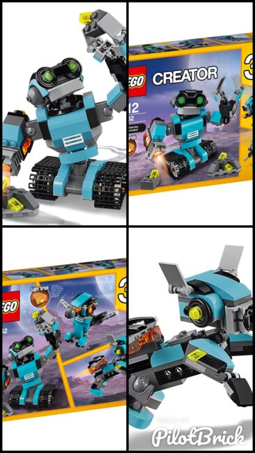 Robo Explorer, LEGO 31062, spiele-truhe (spiele-truhe), Creator, Hamburg, Abbildung 9
