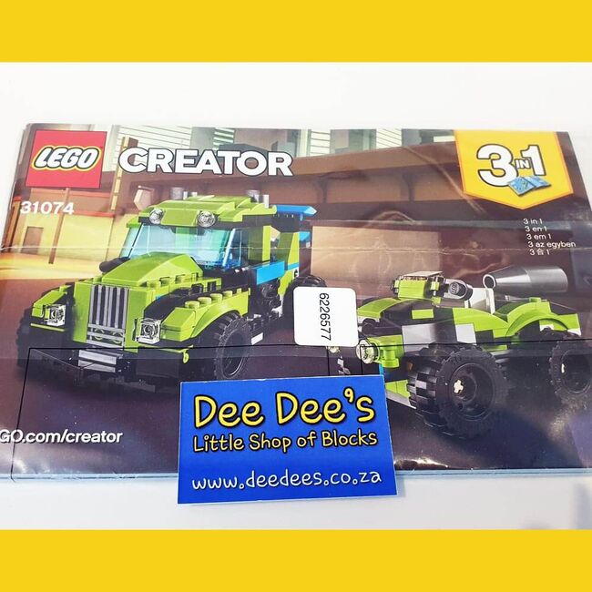 Rocket Rally Car, Lego 31074, Dee Dee's - Little Shop of Blocks (Dee Dee's - Little Shop of Blocks), Creator, Johannesburg, Abbildung 3