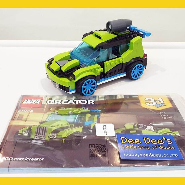 Rocket Rally Car, Lego 31074, Dee Dee's - Little Shop of Blocks (Dee Dee's - Little Shop of Blocks), Creator, Johannesburg, Abbildung 2