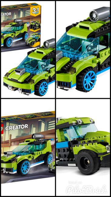 Rocket Rally Car, LEGO 31074, spiele-truhe (spiele-truhe), Creator, Hamburg, Abbildung 7
