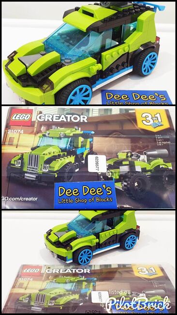 Rocket Rally Car, Lego 31074, Dee Dee's - Little Shop of Blocks (Dee Dee's - Little Shop of Blocks), Creator, Johannesburg, Image 4