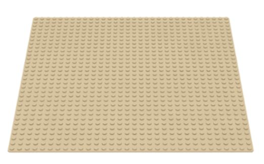 Sand Baseplate 32 x 32, Lego 10699, T-Rex (Terence), Classic, Pretoria East