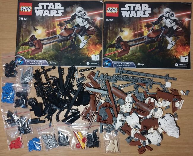 Scout trooper and speeder bike, Lego 75532, craig, Star Wars, Krugersdorp