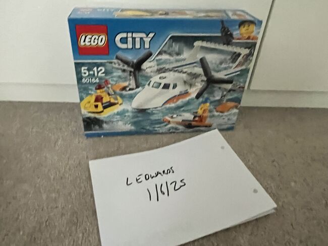 Sea rescue plane, Lego 60164, LegoMum, City, Lichfield