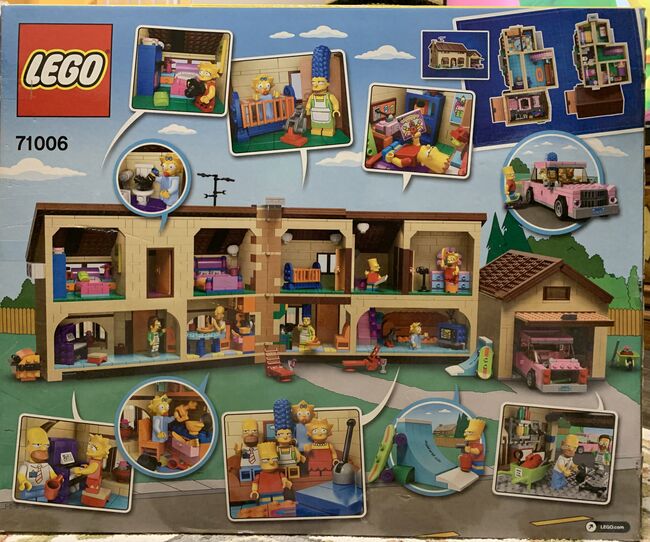 Sealed LEGO Simpsons House, Lego 71006, Amr, Town, Regina, Image 2