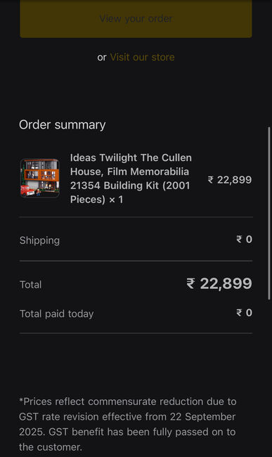 Sealed LEGO Twilight Cullen House 21354 – Brand New, Lego 21354, Lakshmi S, Ideas/CUUSOO, Trivandrum, Abbildung 2