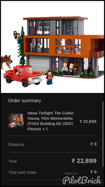 Sealed LEGO Twilight Cullen House 21354 – Brand New, Lego 21354, Lakshmi S, Ideas/CUUSOO, Trivandrum, Abbildung 3