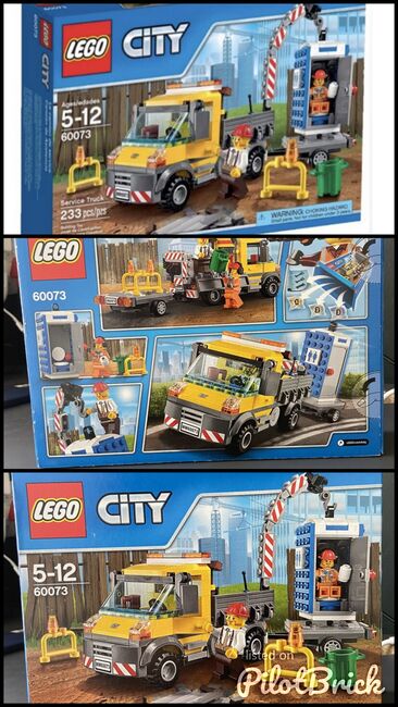 Service Truck - Retired Set, Lego 60073, T-Rex (Terence), City, Pretoria East, Image 4