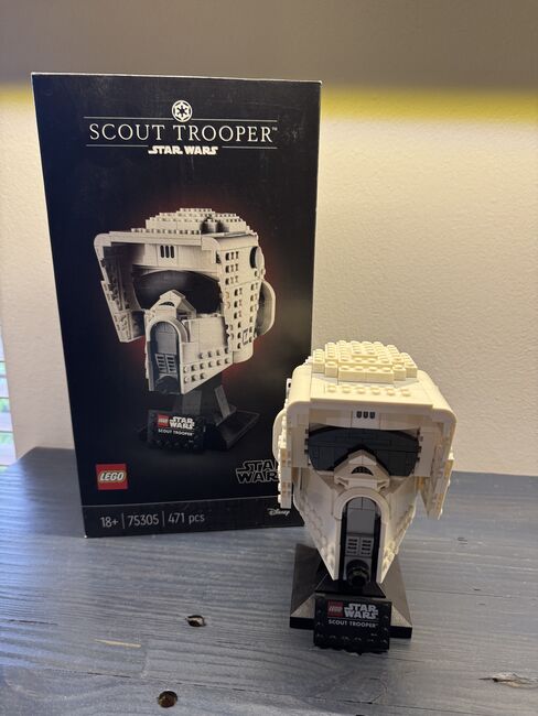 Set 75305 Scout Trooper helmet, Lego 75305, Eugene, Star Wars, Pretoria, Abbildung 3