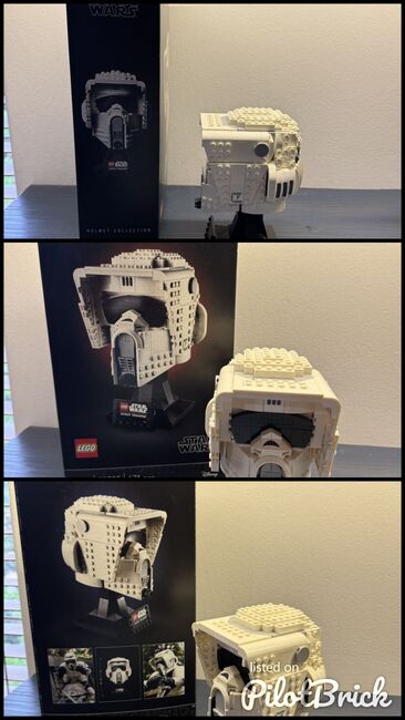 Set 75305 Scout Trooper helmet, Lego 75305, Eugene, Star Wars, Pretoria, Abbildung 4