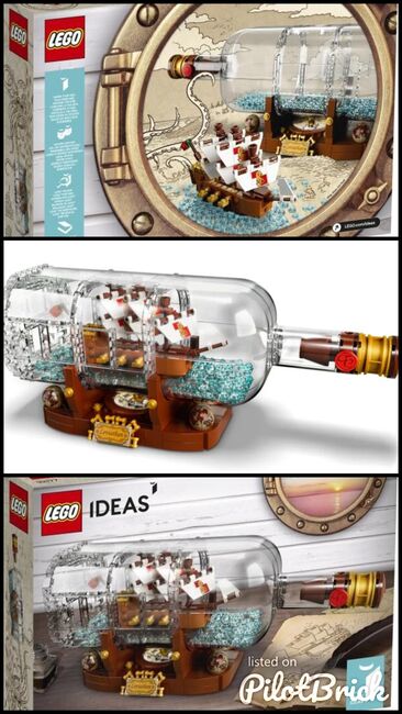 Ship in a Bottle, Lego, Dream Bricks (Dream Bricks), Ideas/CUUSOO, Worcester, Abbildung 4