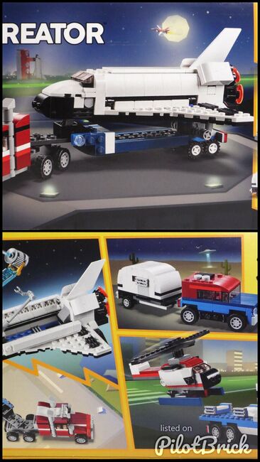 Shuttle Transporter, Lego 31091, Christos Varosis, Creator, serres, Abbildung 3