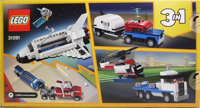 Shuttle Transporter, Lego 31091, Christos Varosis, Creator, serres, Image 2