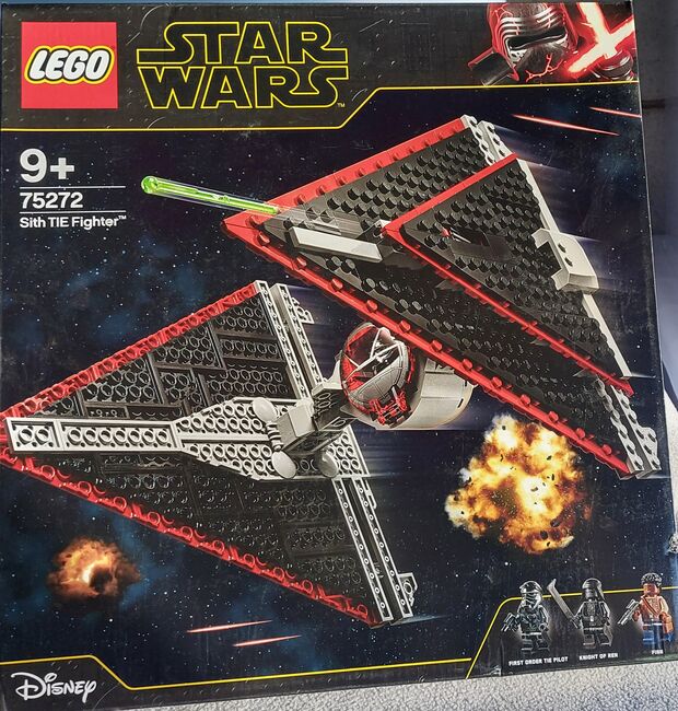 Sith TIE Fighter, Lego 75272, oldcitybricks.com.au, Star Wars, Dubbo