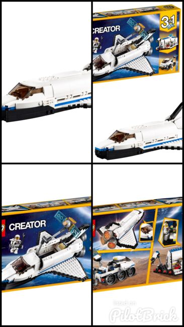 Space Shuttle Explorer, LEGO 31066, spiele-truhe (spiele-truhe), Creator, Hamburg, Abbildung 5
