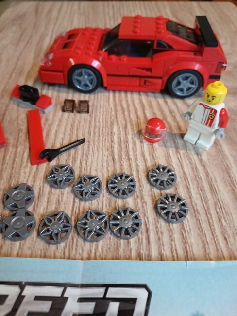 Speed Champions Ferrari F40 Competizone, Lego 75890, Settie Olivier, Speed Champions, Garsfontein , Abbildung 4