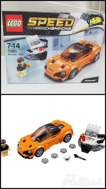 Speed Champions  McLaren 720S, Lego 75880, Henk Visser, Speed Champions, Johannesburg, Abbildung 3