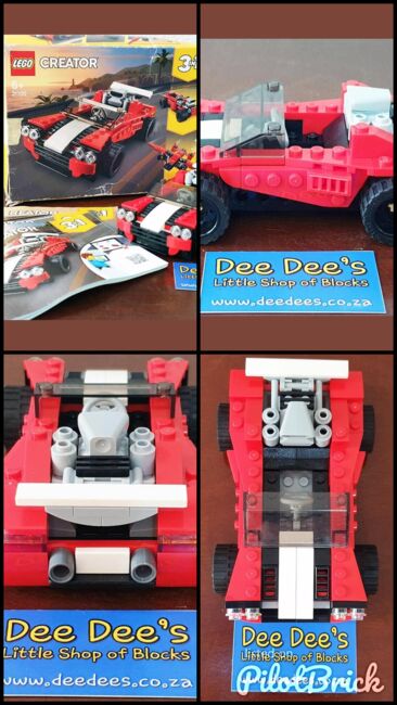 Sports Car, Lego 31100, Dee Dee's - Little Shop of Blocks (Dee Dee's - Little Shop of Blocks), Creator, Johannesburg, Abbildung 8
