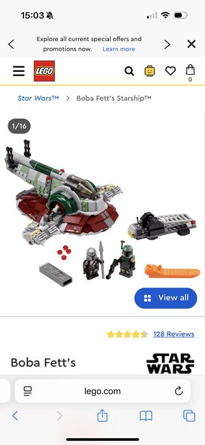Star Wars Bobs Fett's Starship, Lego 75312, Sarah Shaw, Star Wars, Coventry